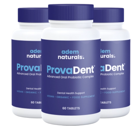 ProvaDent oral health supplement three-bottle pack